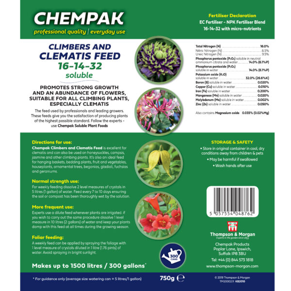 Chempak Clematis Food