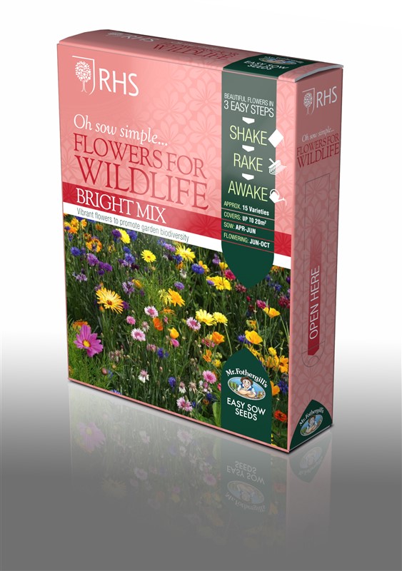 RHS Flowers for Wildlife Bright Mix