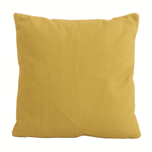 Yellow Square Cushion