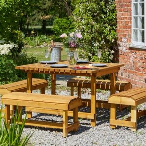 Coxwald Table & Bench Set