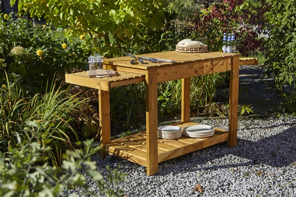 Barbeque and Pizza Oven Table